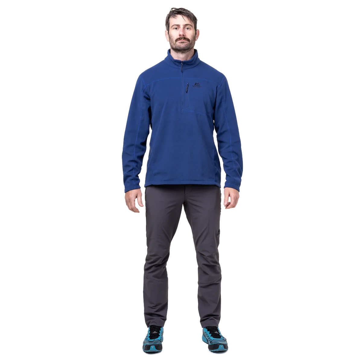 Micro Men's POLARTEC® Classic 100M Fleece 1/4 Zip - Admiral Blue [ME-25786_STOCK]