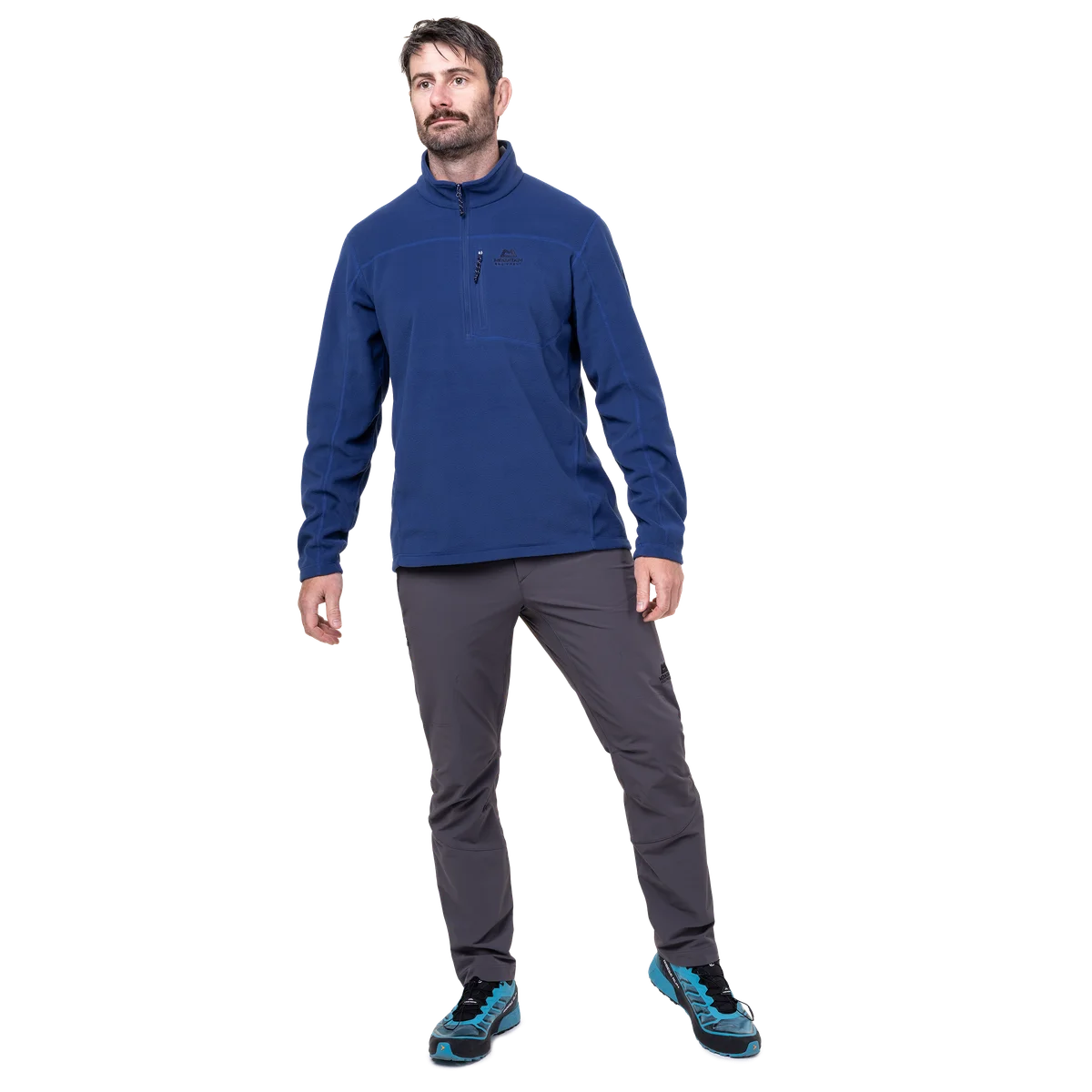 Micro Men's POLARTEC® Classic 100M Fleece 1/4 Zip - Admiral Blue [ME-25786_STOCK]