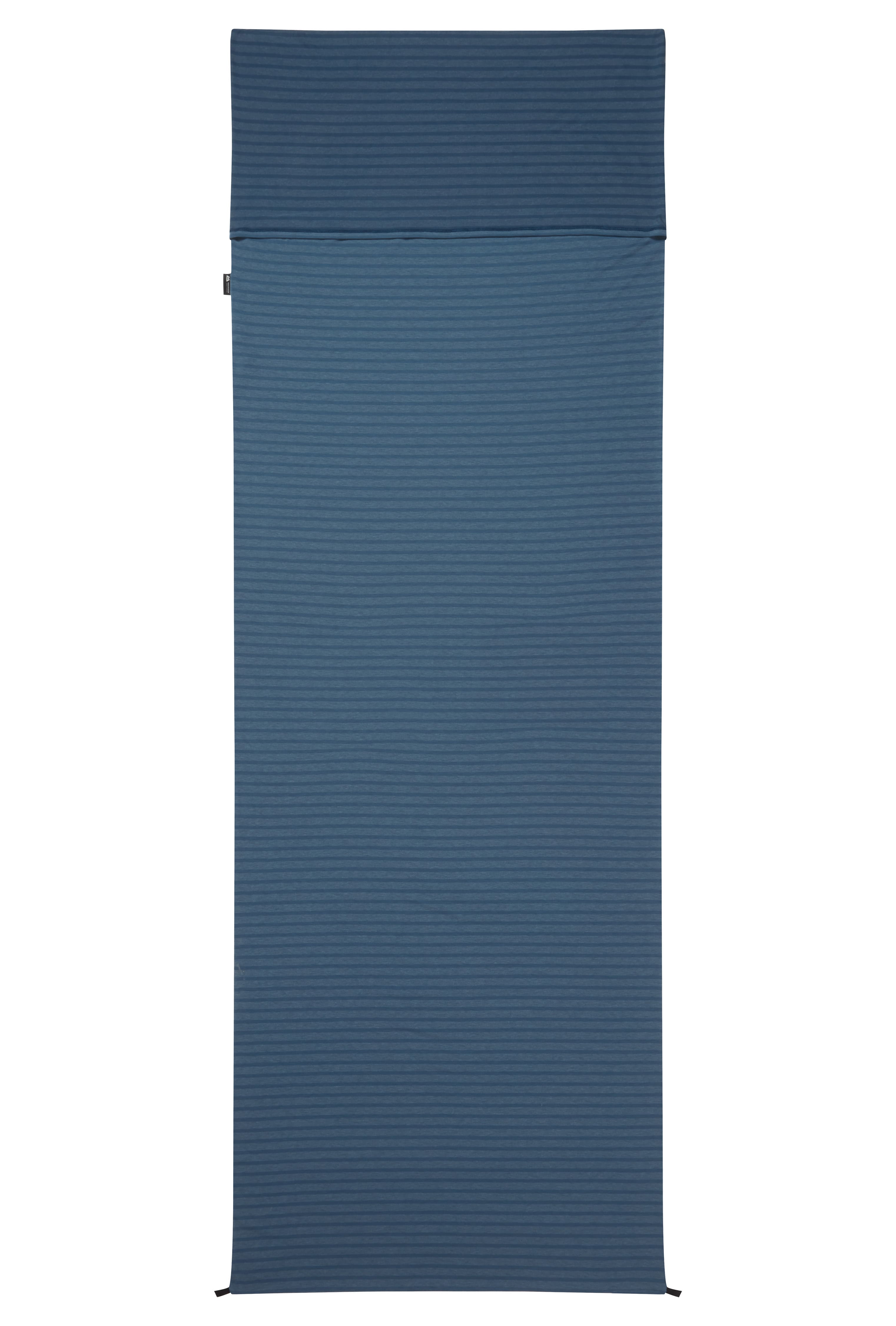 Groundup drirelease® Lightweight Rectangular Sleeping Bag Liner - Denim Blue [ME-004790_SAMPLE]