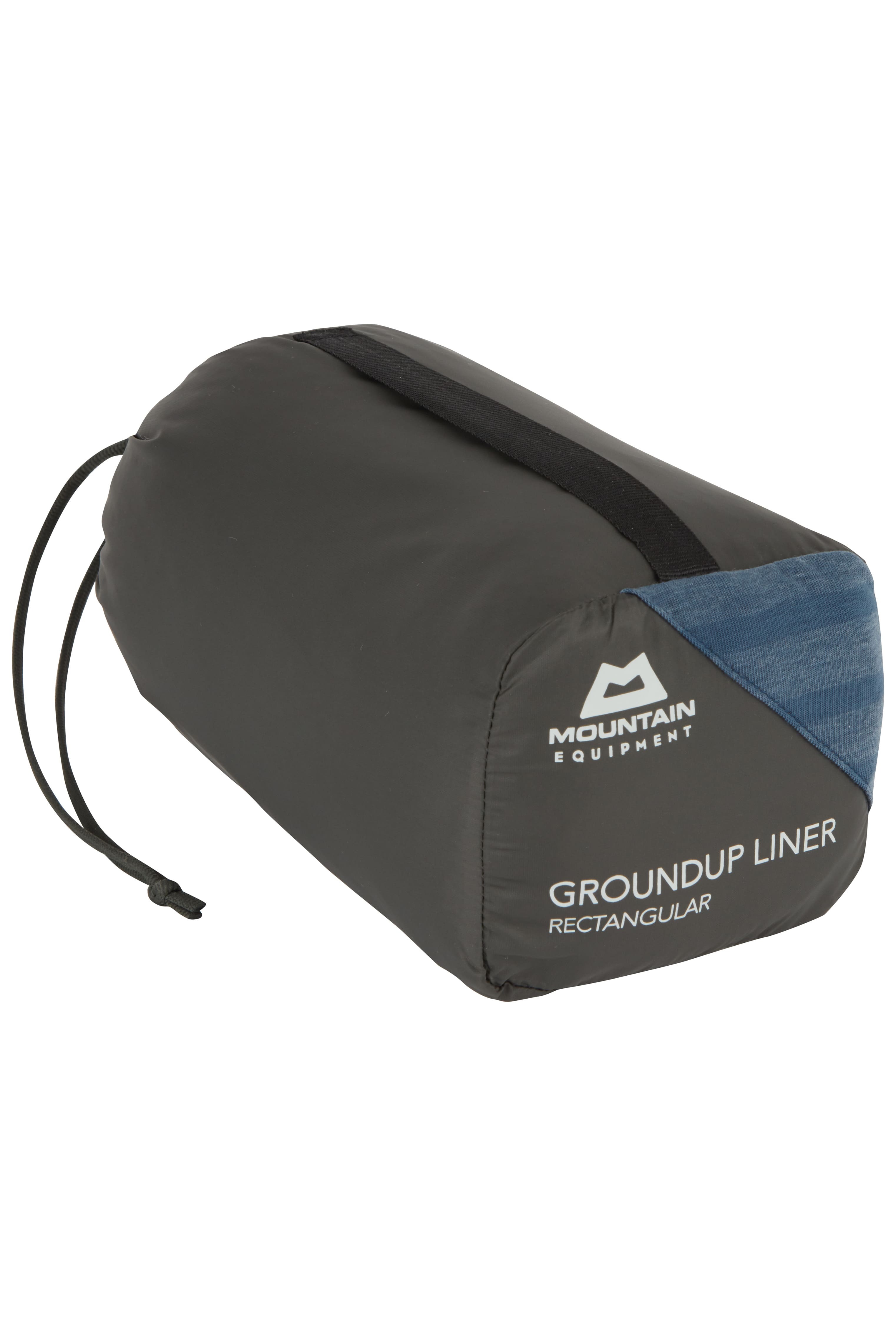 Groundup drirelease® Lightweight Rectangular Sleeping Bag Liner - Denim Blue [ME-004790_SAMPLE]