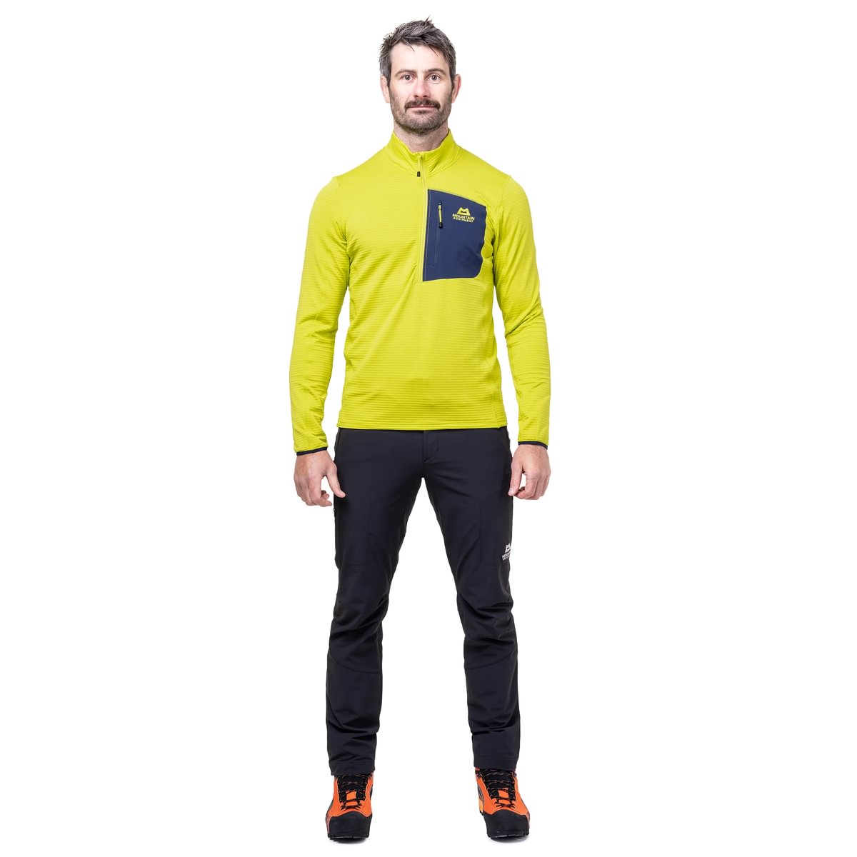 Lumiko Men's Lightweight Fast Drying Quarter Zip Fleece - Vine Cosmos [ME-005360_SAMPLE]