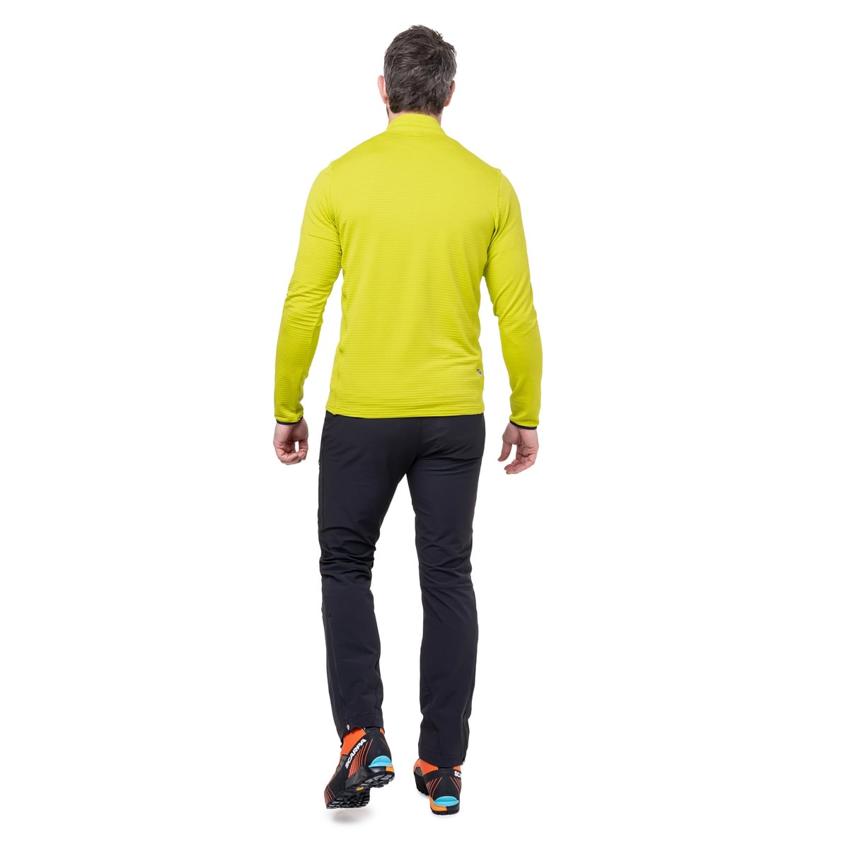 Lumiko Men's Lightweight Fast Drying Quarter Zip Fleece - Vine Cosmos [ME-005360_SAMPLE]