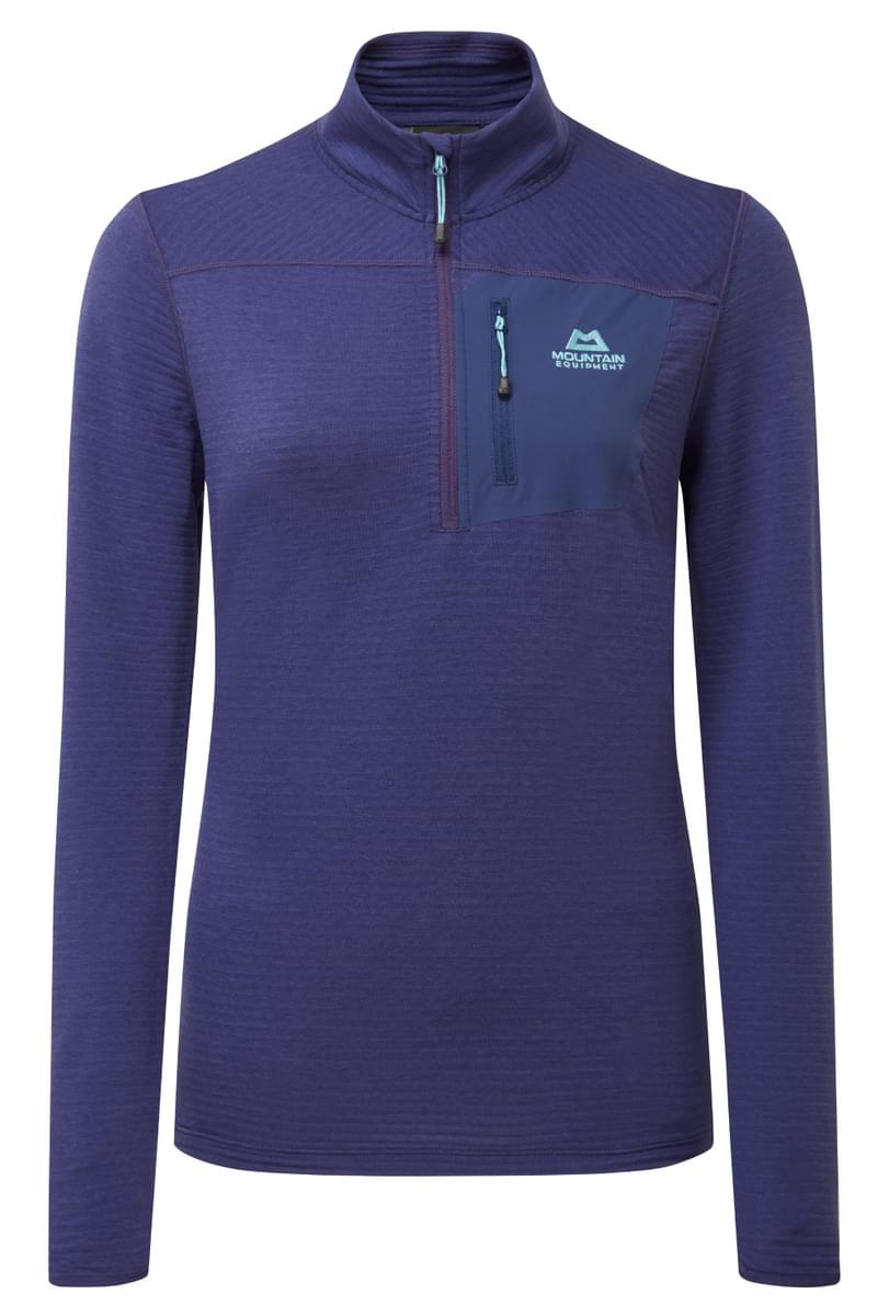 Lumiko Women's Lightweight Fast Drying Quarter Zip Fleece - Amethyst [ME-005369_SAMPLE]