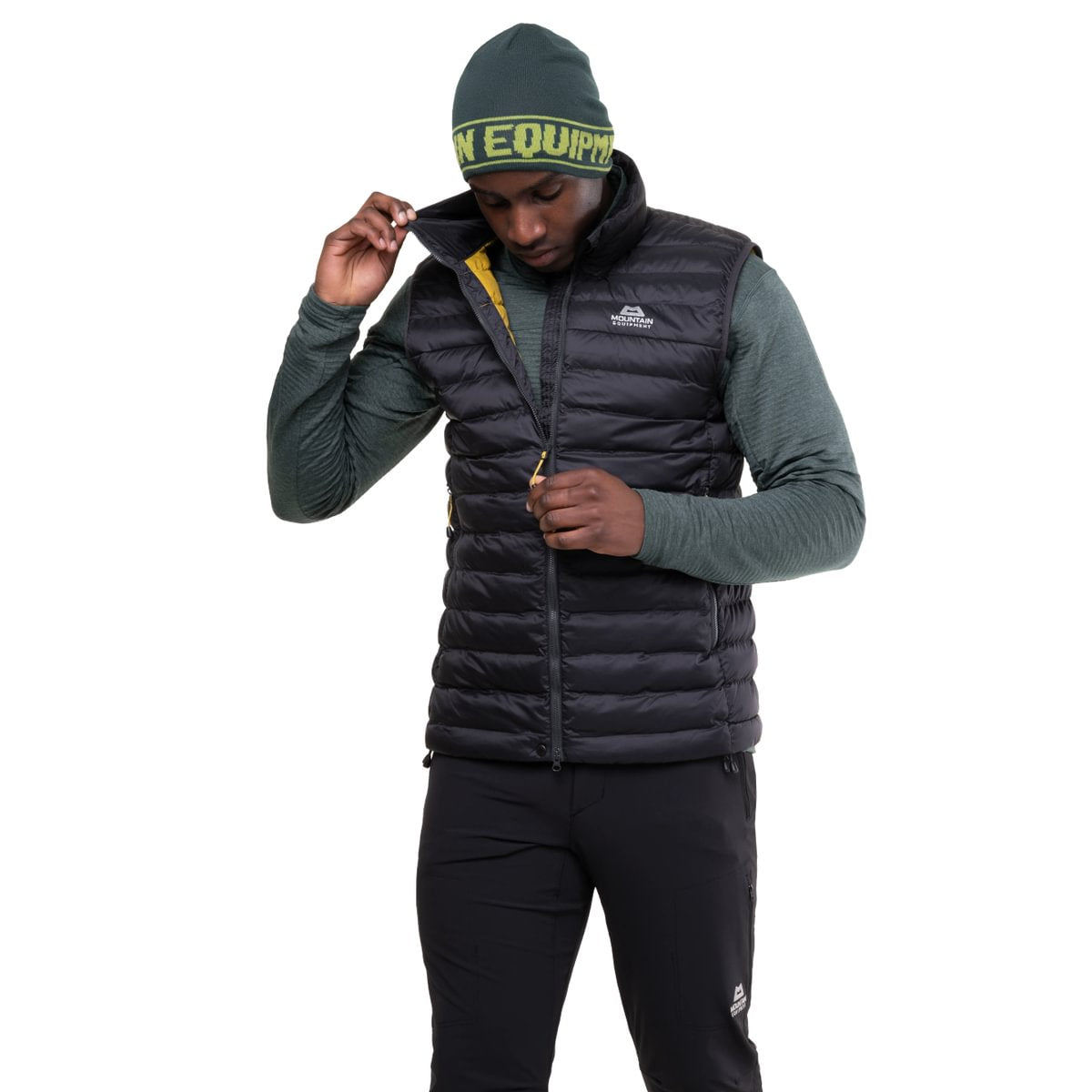 Superflux Men's 100% Recycled DRILITE® POLARLOFT® Insulated Vest - Obsidian [ME-005792_STOCK]