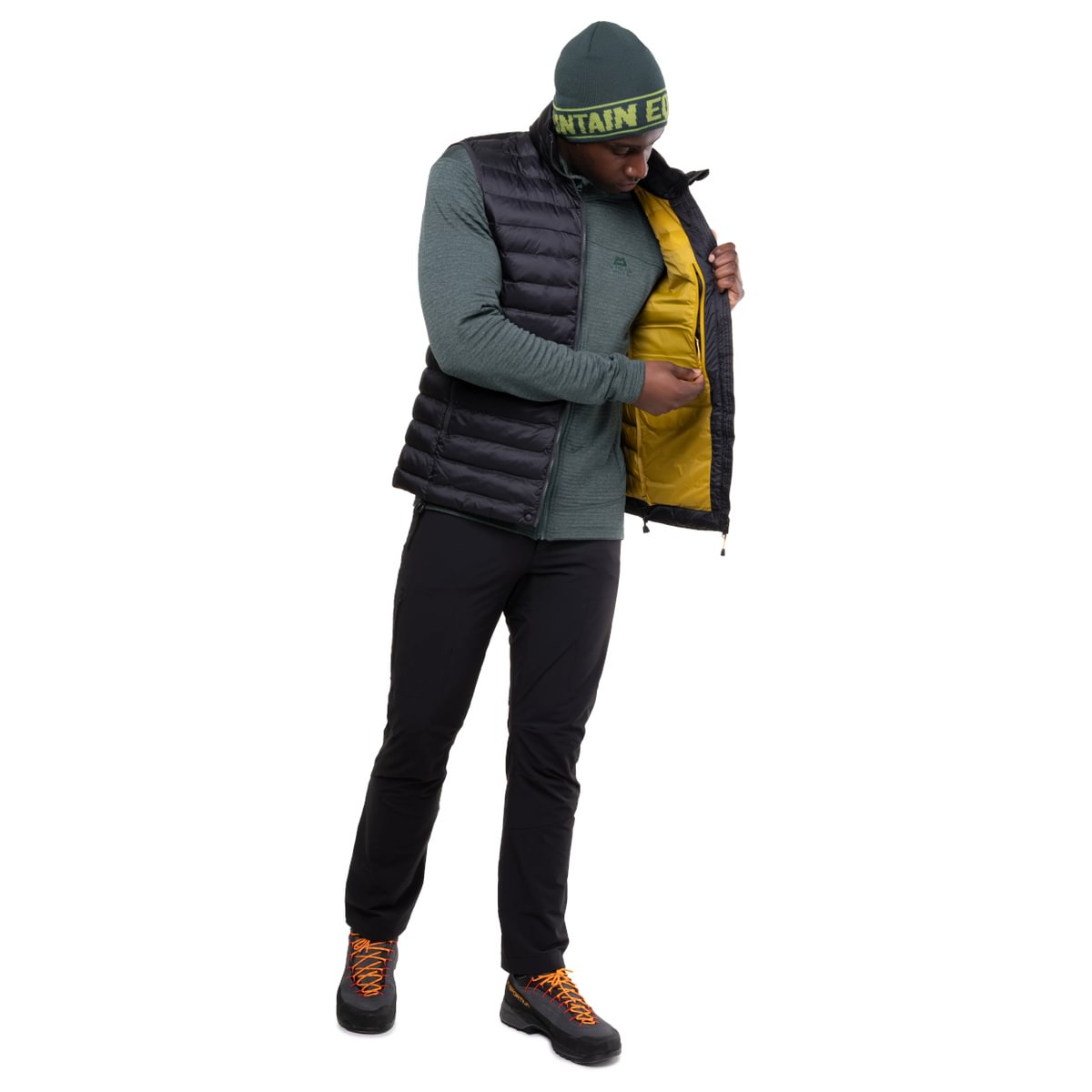 Superflux Men's 100% Recycled DRILITE® POLARLOFT® Insulated Vest - Obsidian [ME-005792_STOCK]