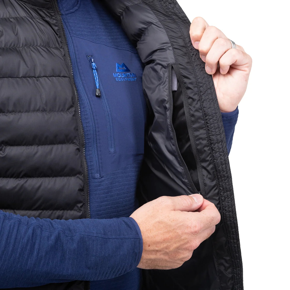 Superflux Men's 40D Recycled POLARLOFT® Featherless 3M® Insulated Vest - Black [ME-005792_STOCK]