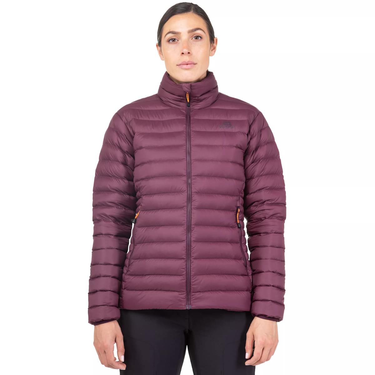 Earthrise Women's 100% Recycled Hooded Lightweight Down Jacket - Raisin [ME-006395_SAMPLE]