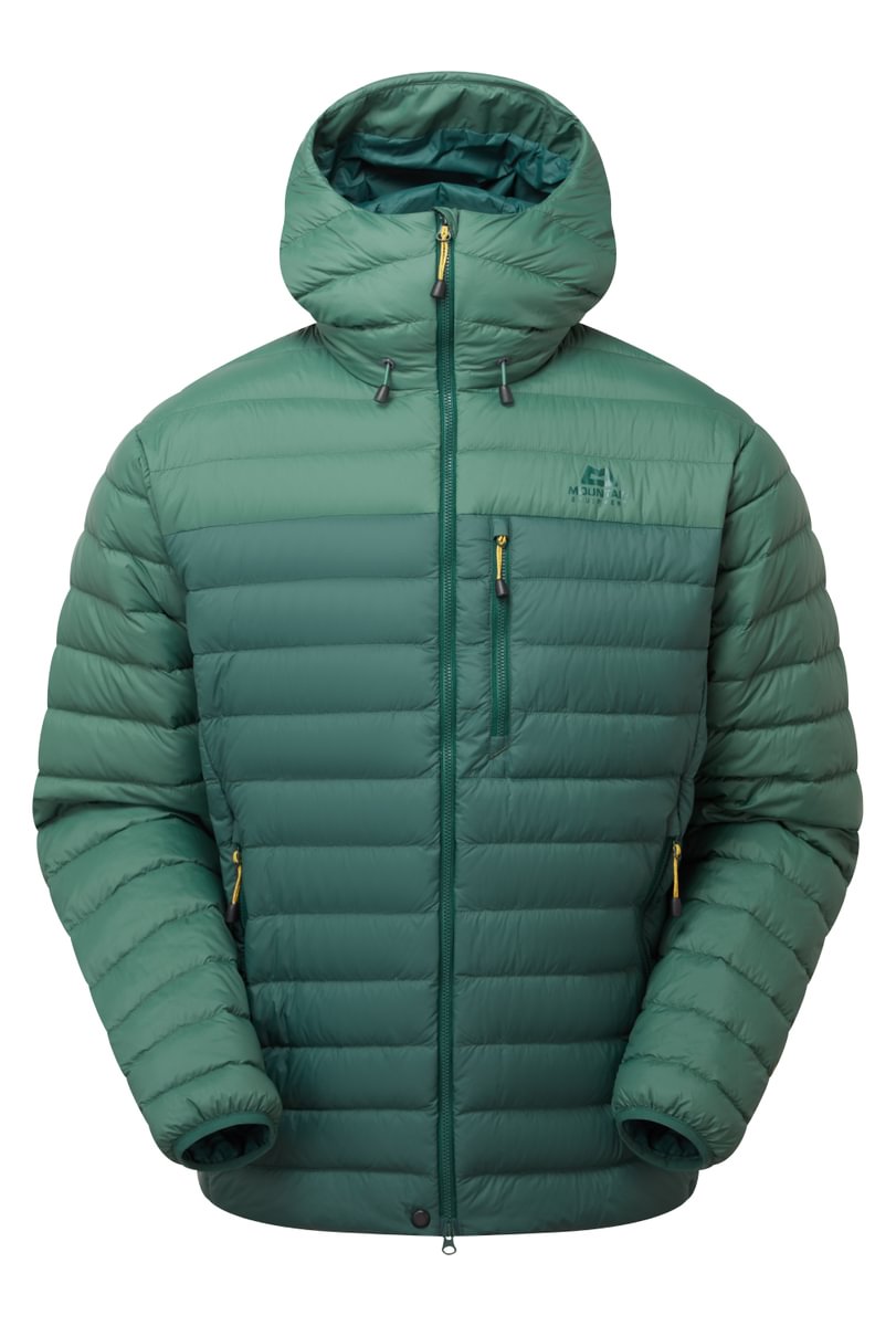 Earthrise Men's 100% Recycled Hooded Lightweight Down Jacket - Pine & Fern [ME-006399_STOCK] (Copy)