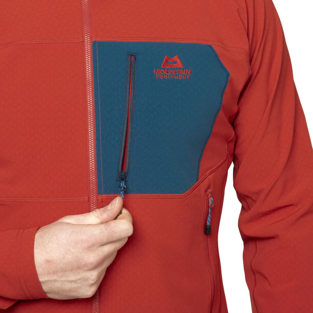 Arrow Men's Double Weave Hooded Windbreaker Jacket - Red Rock Dusk [ME-006529_STOCK]