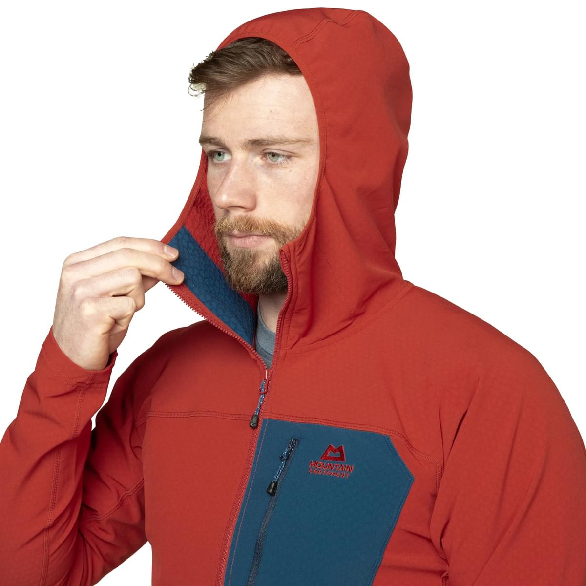 Arrow Men's Double Weave Hooded Windbreaker Jacket - Red Rock Dusk [ME-006529_STOCK]