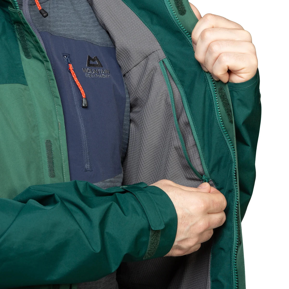 Nanda Devi Men's 2-layer GORE-TEX® 75D Waterproof Jacket - Fern Pine [ME-006903_STOCK]