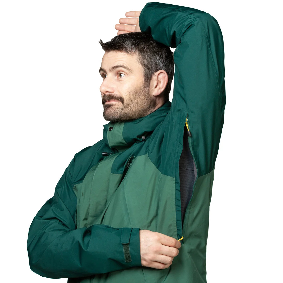 Nanda Devi Men's 2-layer GORE-TEX® 75D Waterproof Jacket - Fern Pine [ME-006903_STOCK]