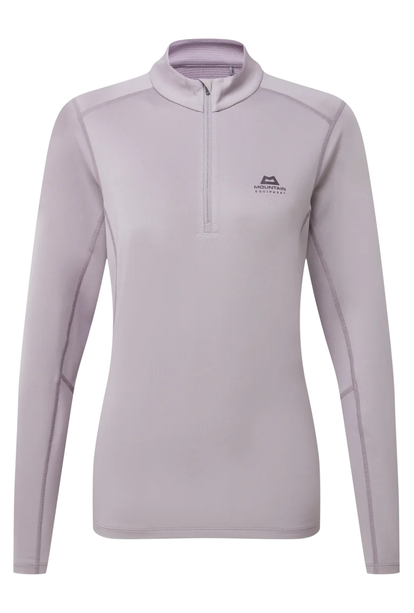 Cerrig Women's Long Sleeve Moisture Wicking 1/4 Zip Base Layer Tops - Allium [ME-007463_SAMPLE]