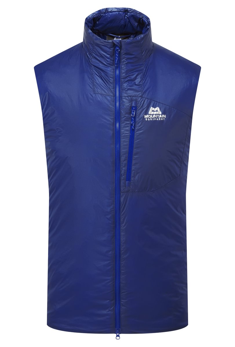 OREUS men's vest in a pure white background.
