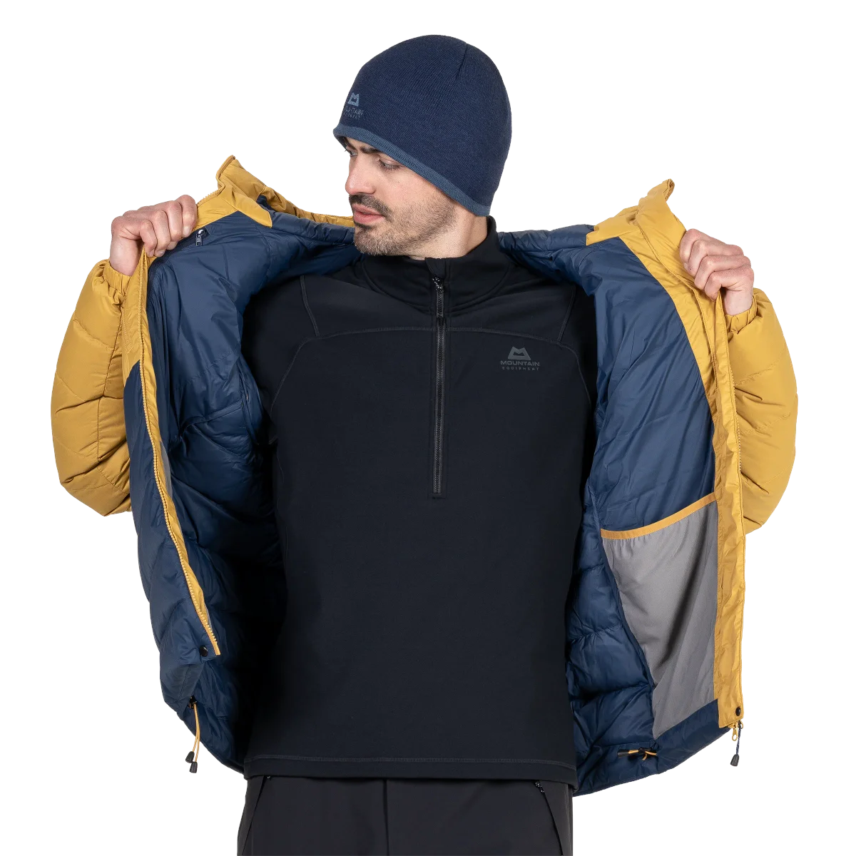 Paiyu Men's DRILITE® LOFT 40D 700 Fill Duck Down Jacket - Dusk Mustard [ME-007585_SAMPLE]