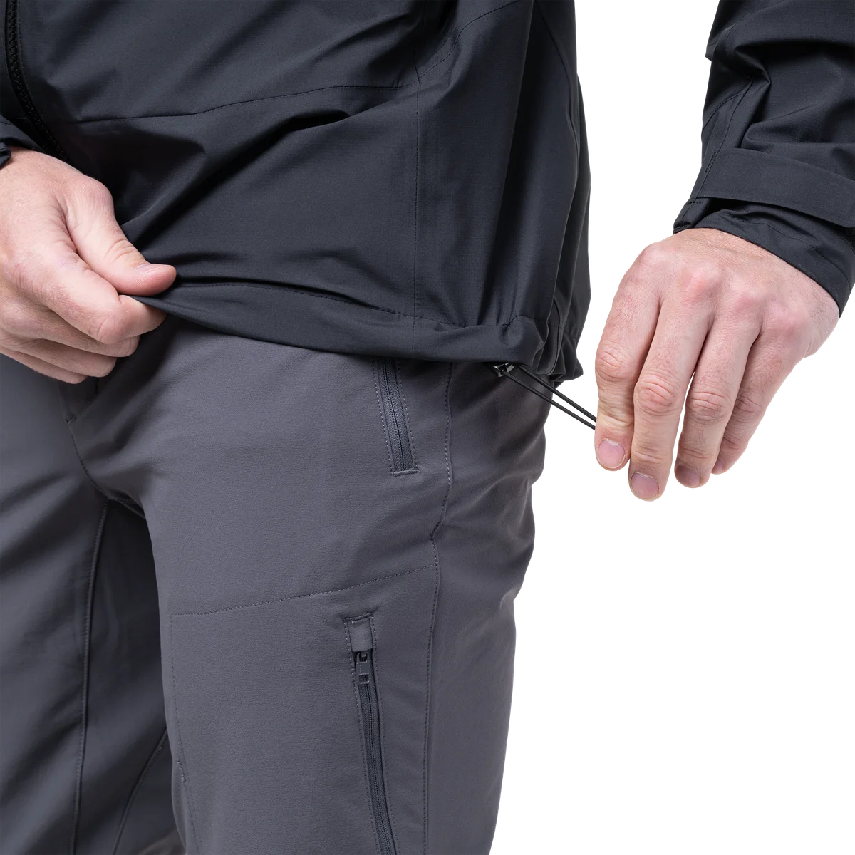 Tacul Men's Hybrid DRILITE® 50D Waterproof Jacket - Black [ME-007894_STOCK]