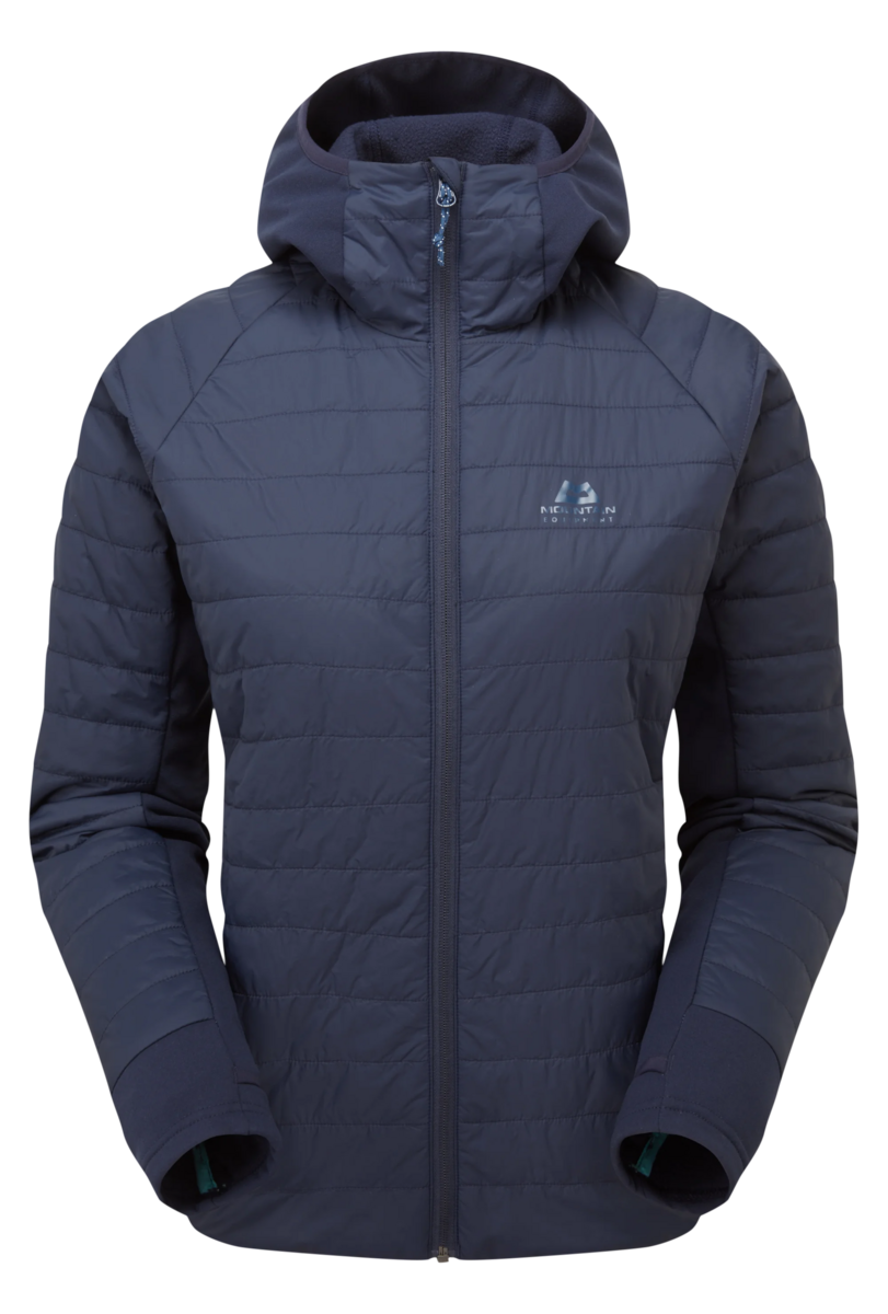 Fractal Hooded Womens Jacket [ME-007975_SAMPLE]