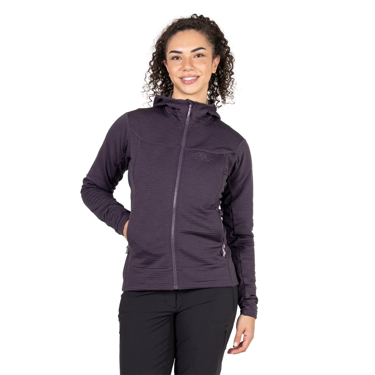 Apiro Hooded Women's Brushed Back Stretch Fleece Jacket - Nightshade [ME-008020_SAMPLE]