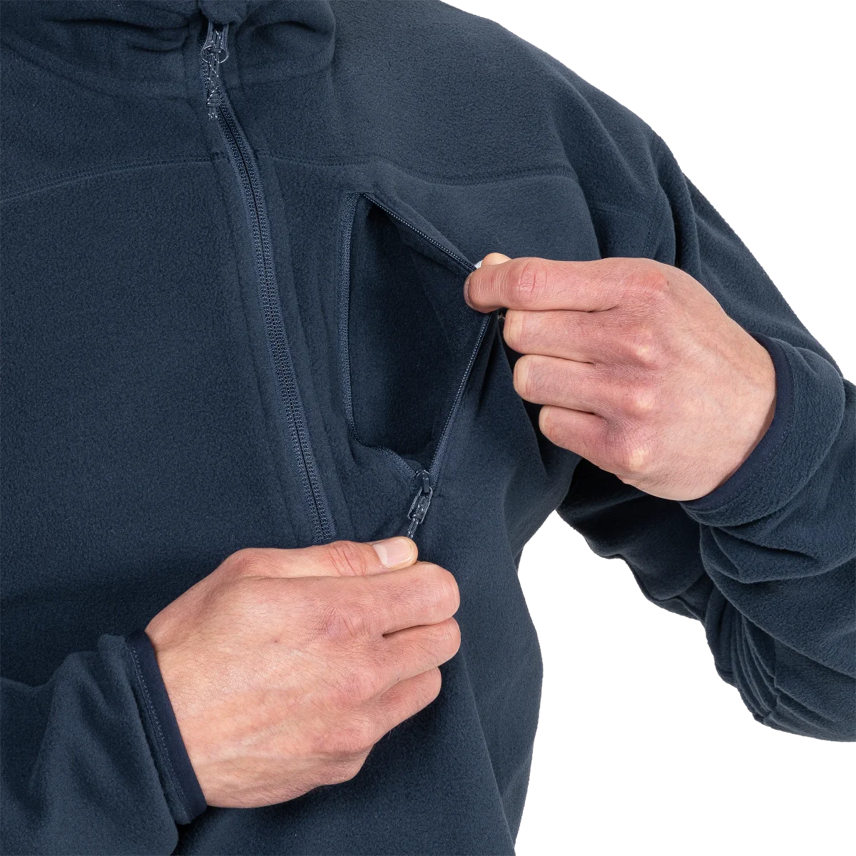 Micro Men's POLARTEC® Classic 100M Mid-layer 1/4 Zip Fleece Pullover - Cosmos [ME-008365_SAMPLE]