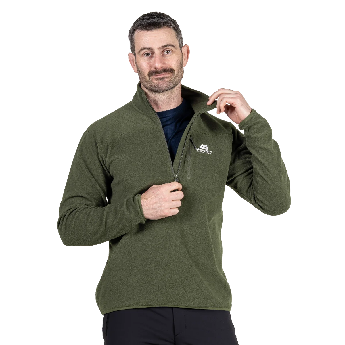 Micro Men's POLARTEC® Classic 100M Mid-layer 1/4 Zip Fleece Pullover - Buckthorn [ME-008365_SAMPLE]