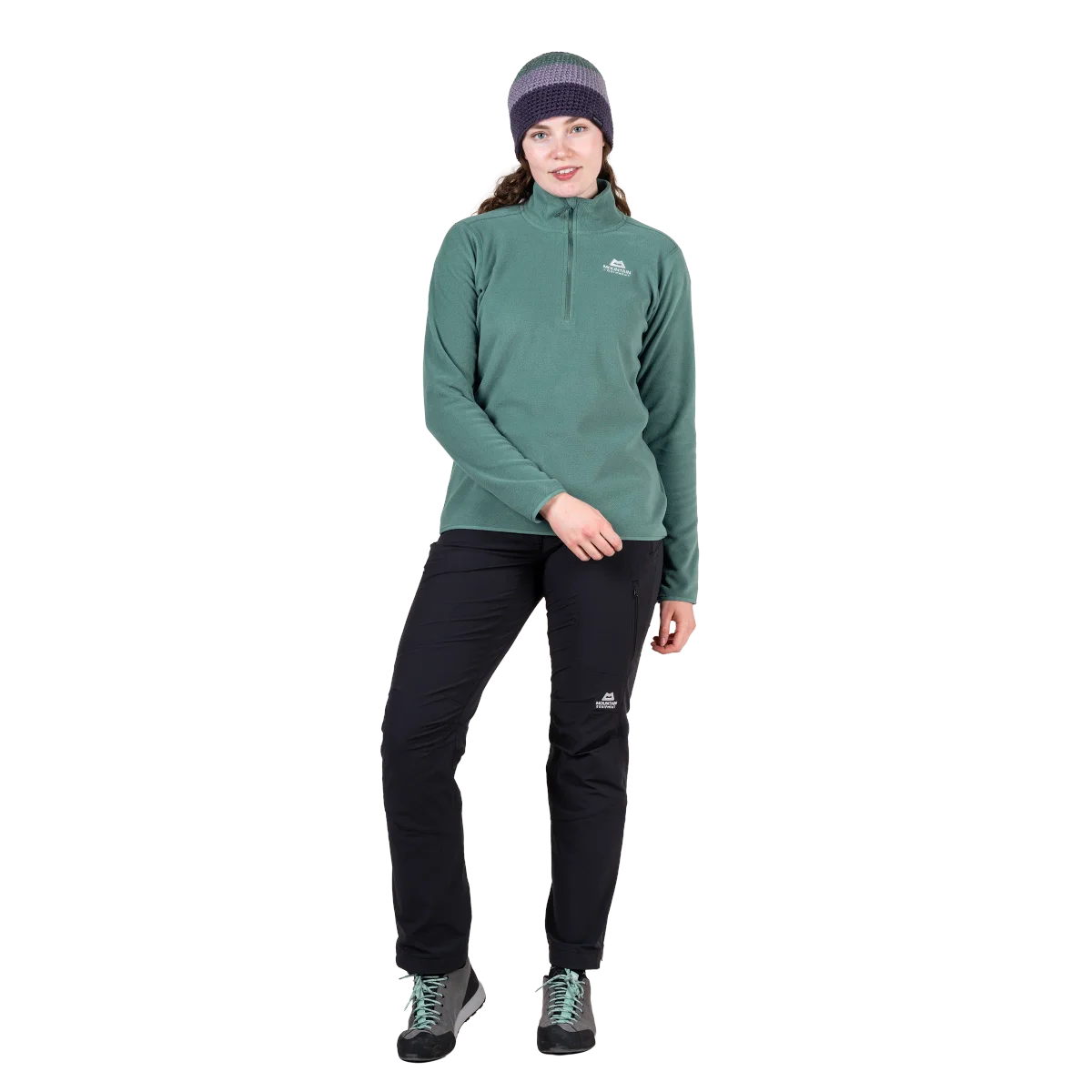 Micro Women's POLARTEC® Classic 100M Mid-layer Fleece Pullover - Sea Pine [ME-008366_SAMPLE]
