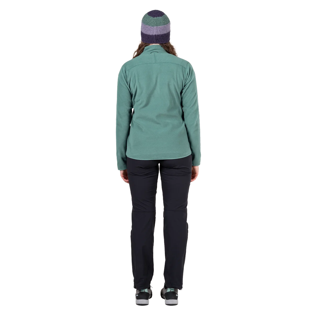 Micro Women's POLARTEC® Classic 100M Mid-layer Fleece Pullover - Sea Pine [ME-008366_SAMPLE]