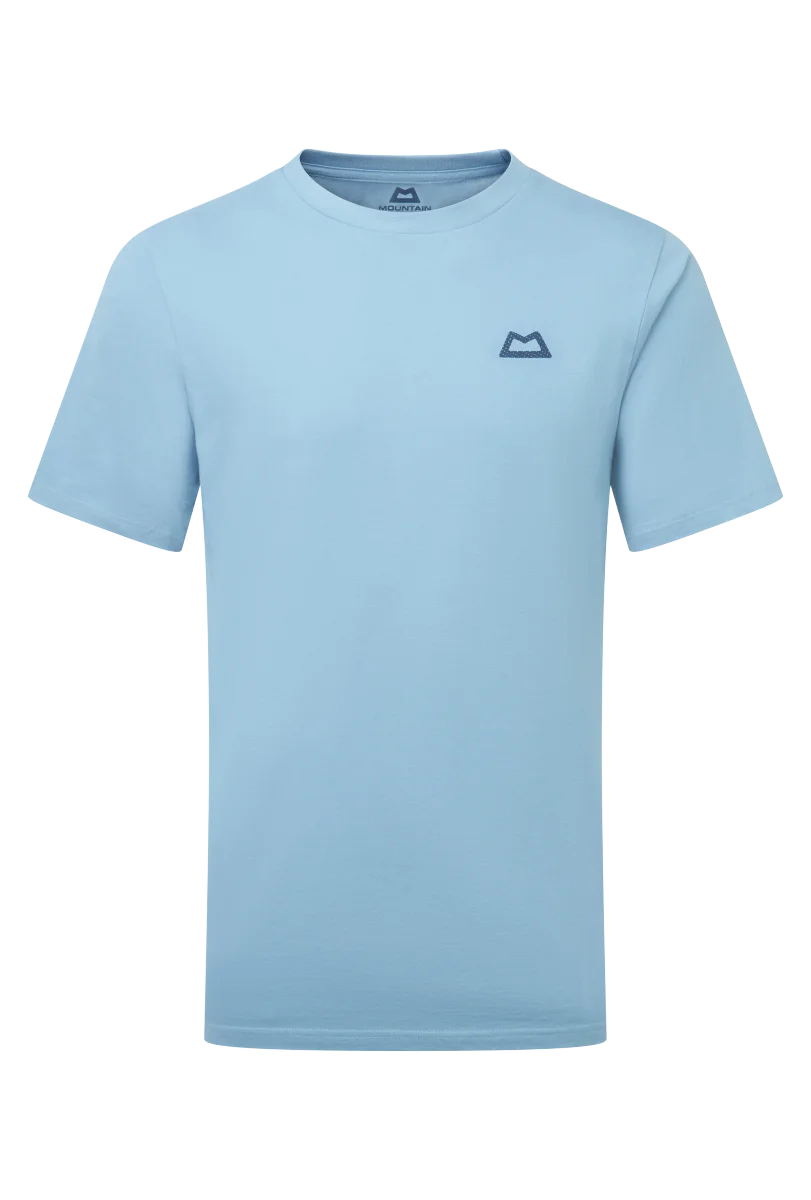 Everest Men's 100% Organic Cotton Crew Neck T-Shirt - Heritage Blue [ME-008547_STOCK]