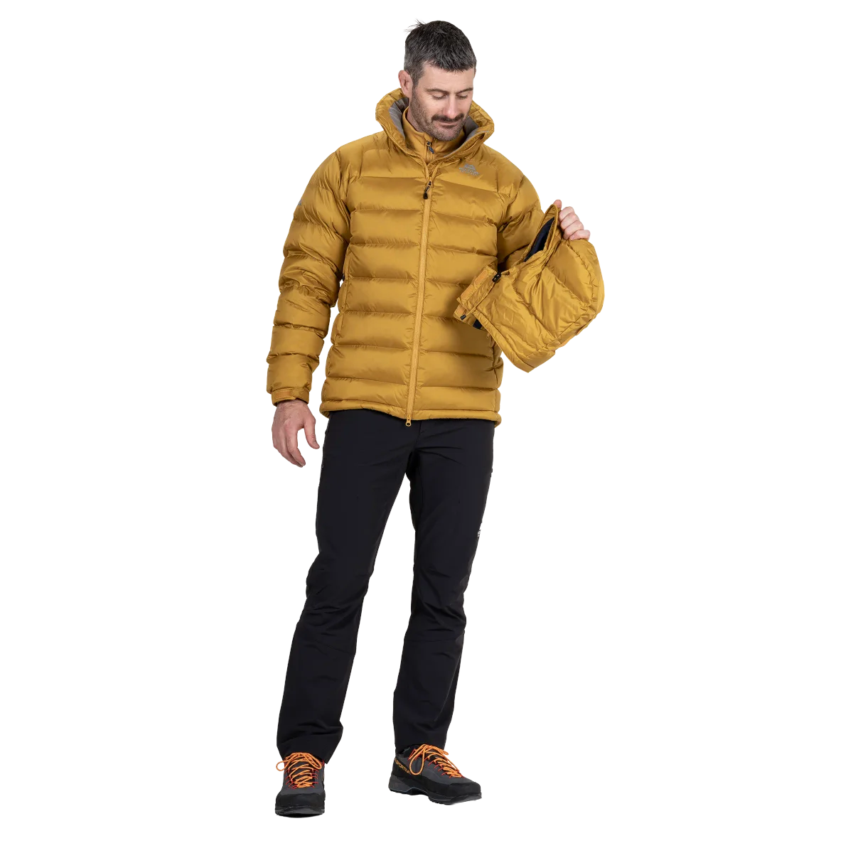 Lightline Men's DRILITE® LOFT 40D 700 Fill Duck Down Jacket - Mustard [ME-008584_SAMPLE]