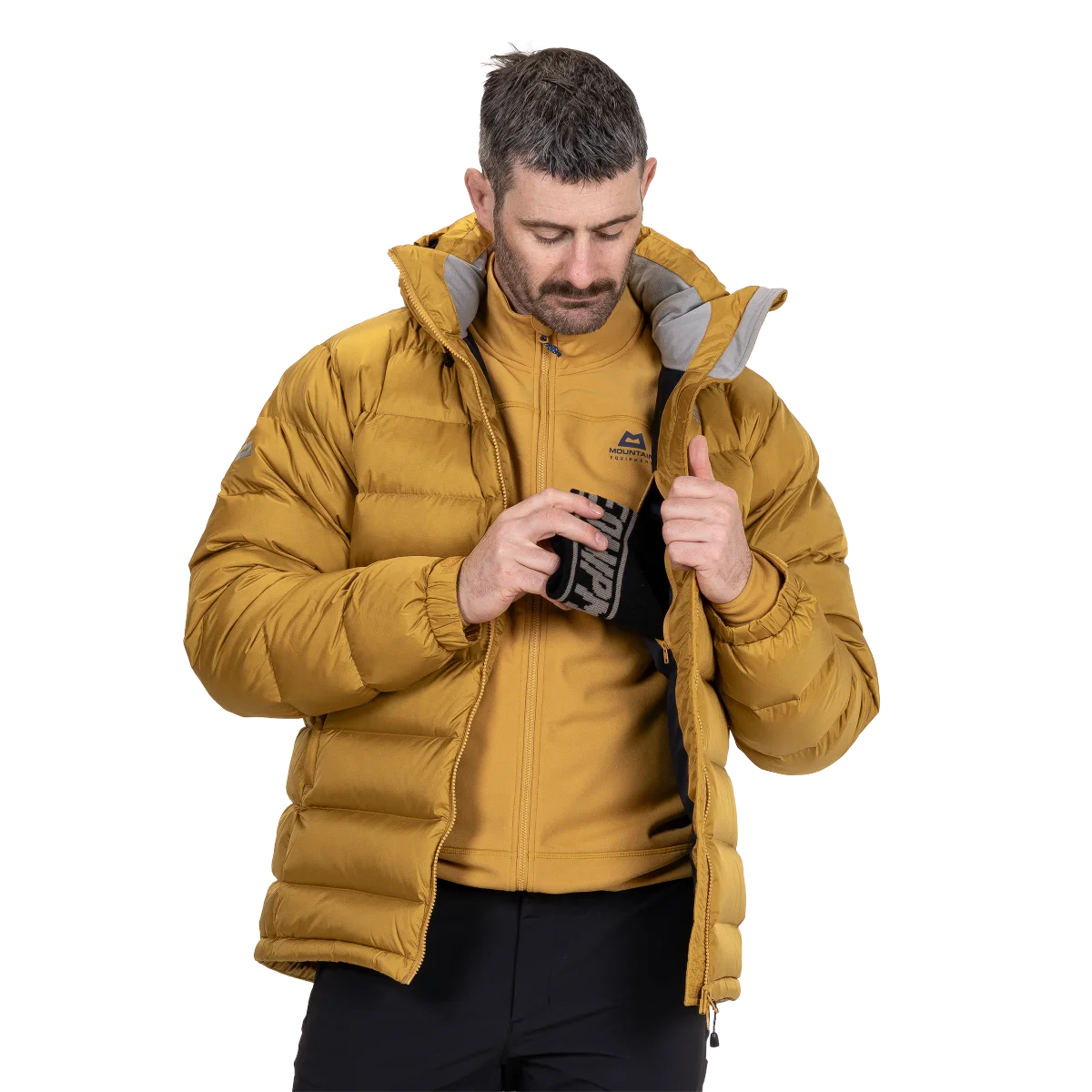 Lightline Men's DRILITE® LOFT 40D 700 Fill Duck Down Jacket - Mustard [ME-008584_SAMPLE]