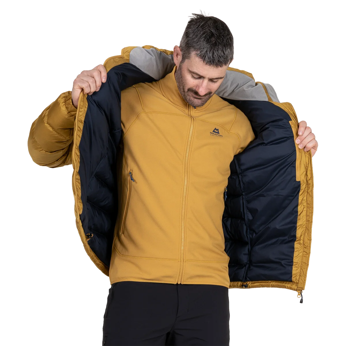 Lightline Men's DRILITE® LOFT 40D 700 Fill Duck Down Jacket - Mustard [ME-008584_SAMPLE]