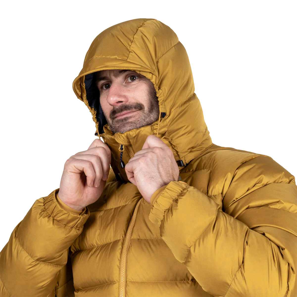 Lightline Men's DRILITE® LOFT 40D 700 Fill Duck Down Jacket - Mustard [ME-008584_SAMPLE]