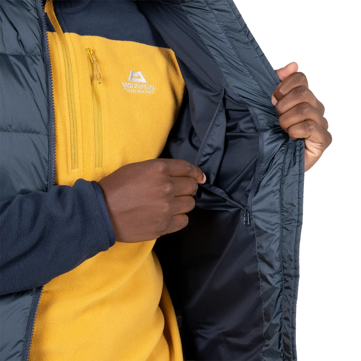 Lightline Men's DRILITE® LOFT 40D 700 Fill Duck Down Vest - Blue Nights [ME-008588_SAMPLE]