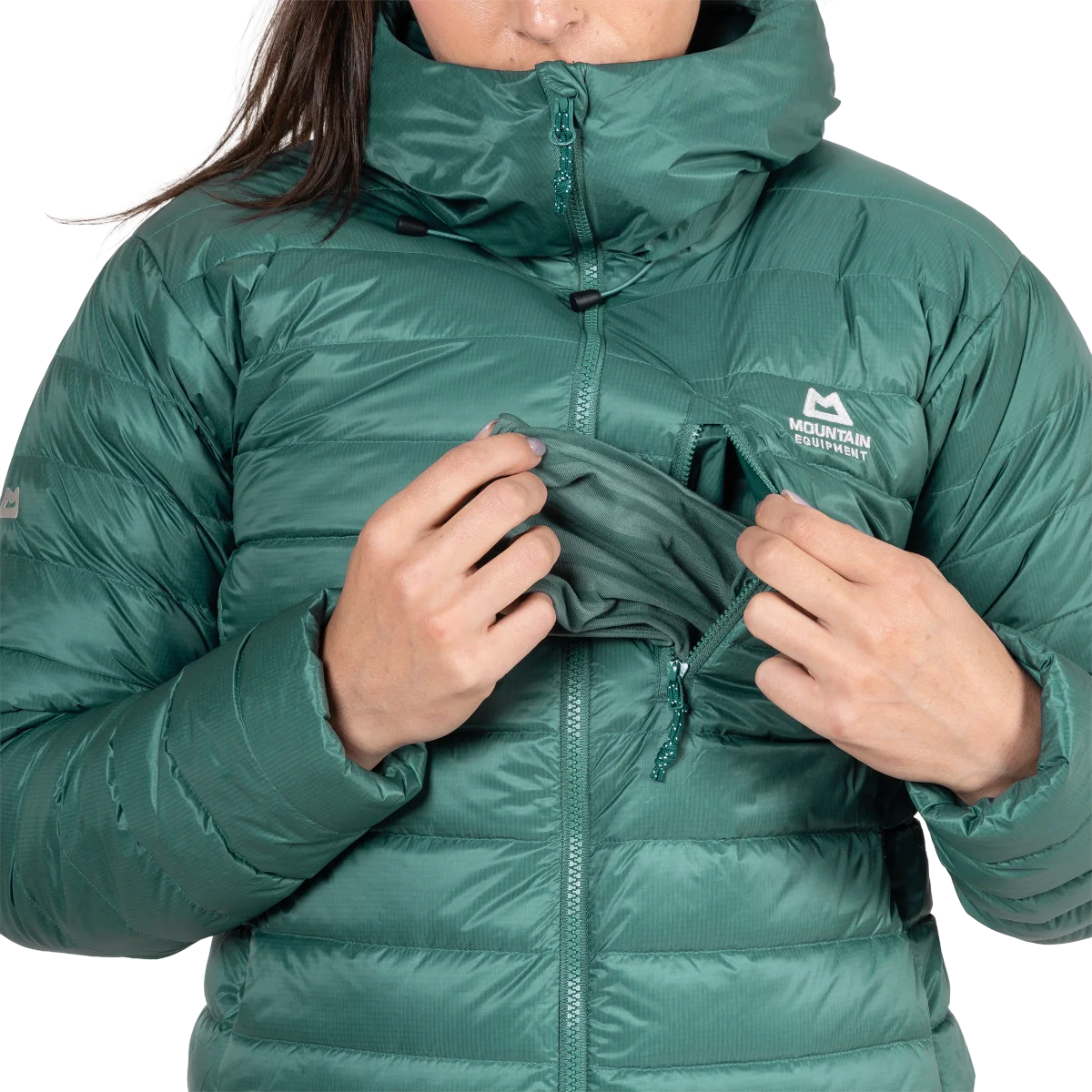 Jokla Women's DRILITE® LOFT 20D 800 Fill Goose Down Jacket - Sea Pine [ME-008635_SAMPLE]