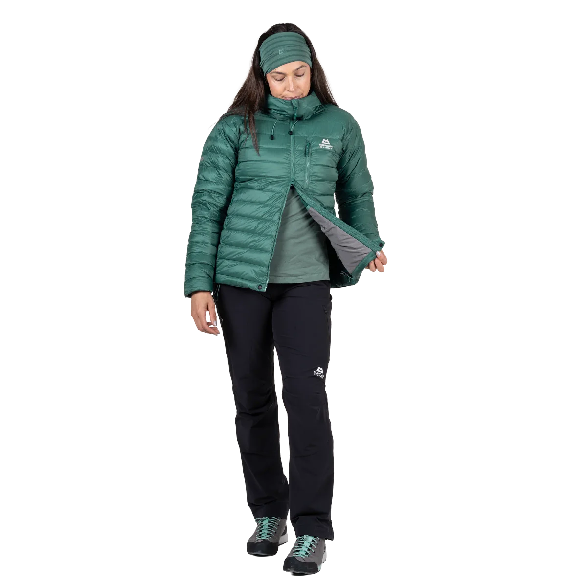 Jokla Women's DRILITE® LOFT 20D 800 Fill Goose Down Jacket - Sea Pine [ME-008635_SAMPLE]