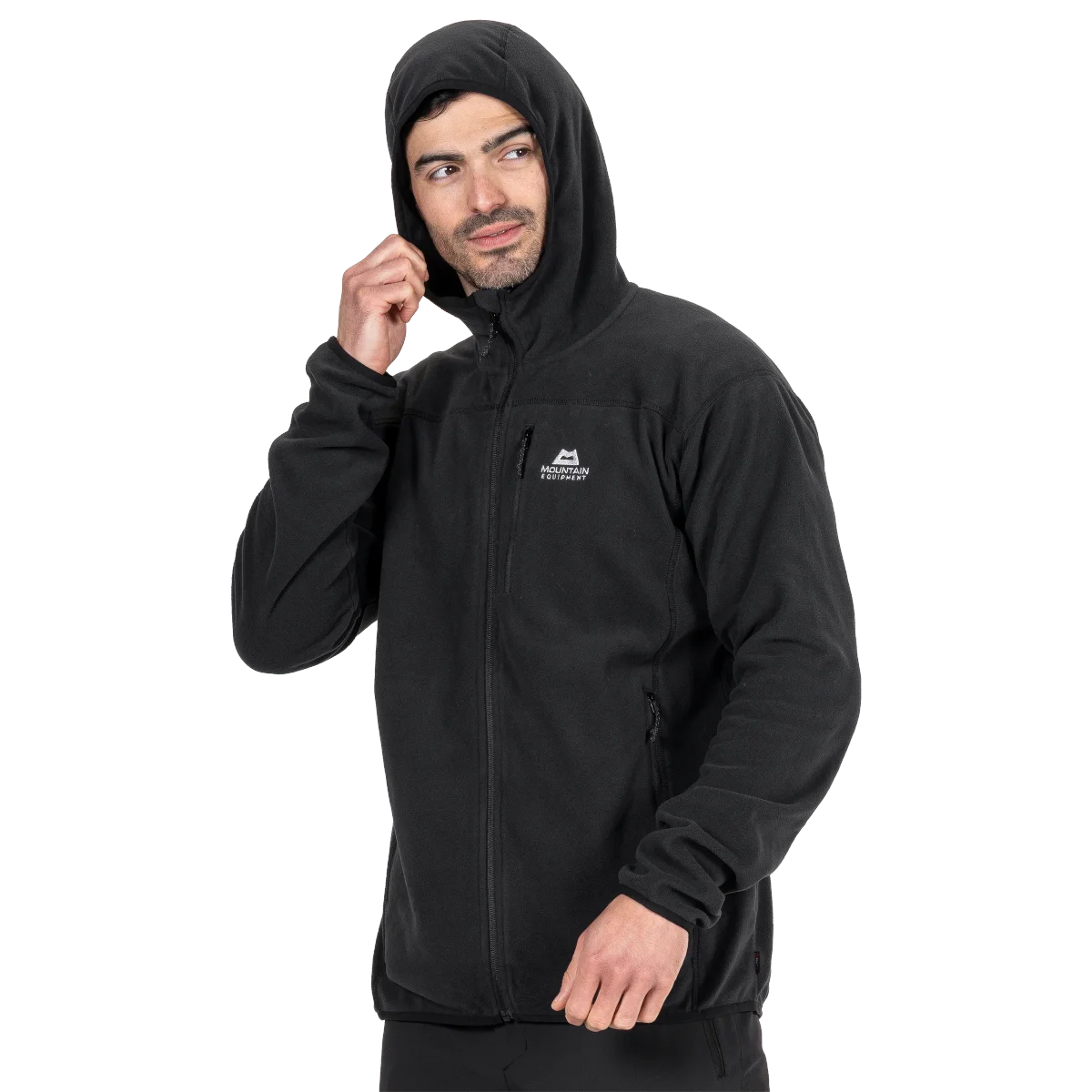 Micro Zip Men's 100% POLARTEC® Classic 100M Mid-layer Fleece Jacket - Black [ME-008730_SAMPLE]