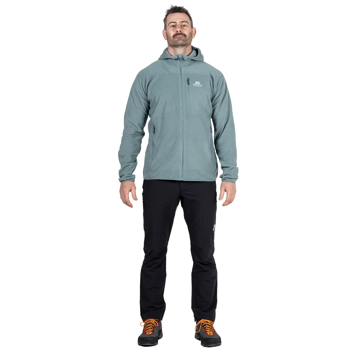 Micro Zip Men's 100% POLARTEC® Classic 100M Mid-layer Fleece Jacket - Goblin Blue [ME-008730_SAMPLE]