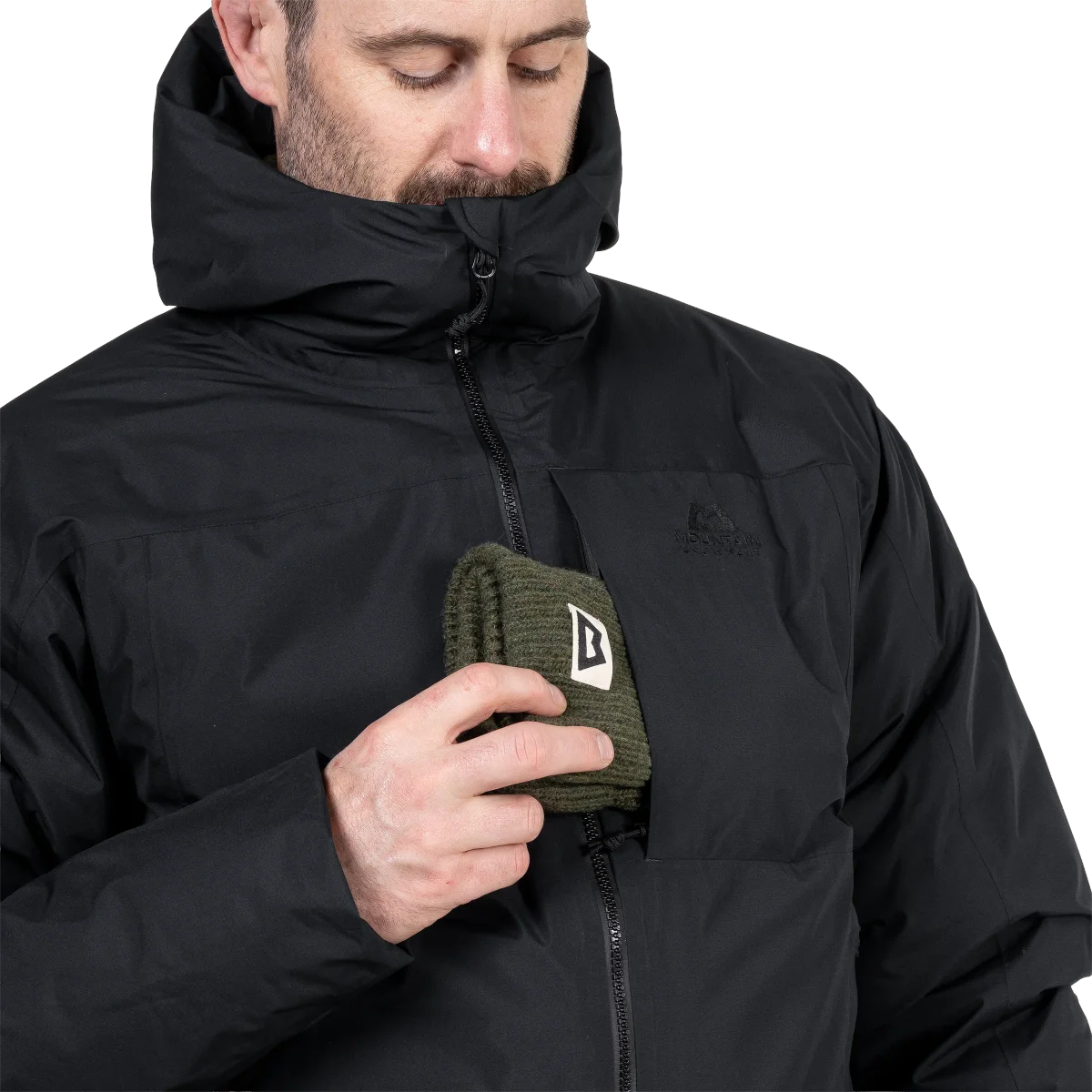 Triton Men's 2-layer DRILITE® 50D 700 Fill Down Jacket - Black [ME-008739_SAMPLE]