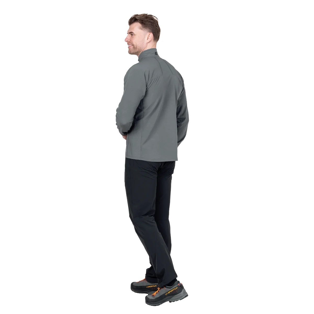 Arrow Men's Double Weave Lightweight Technical Mid-layer 1/4 Zip - Anvil Redrock [ME-008751_STOCK]