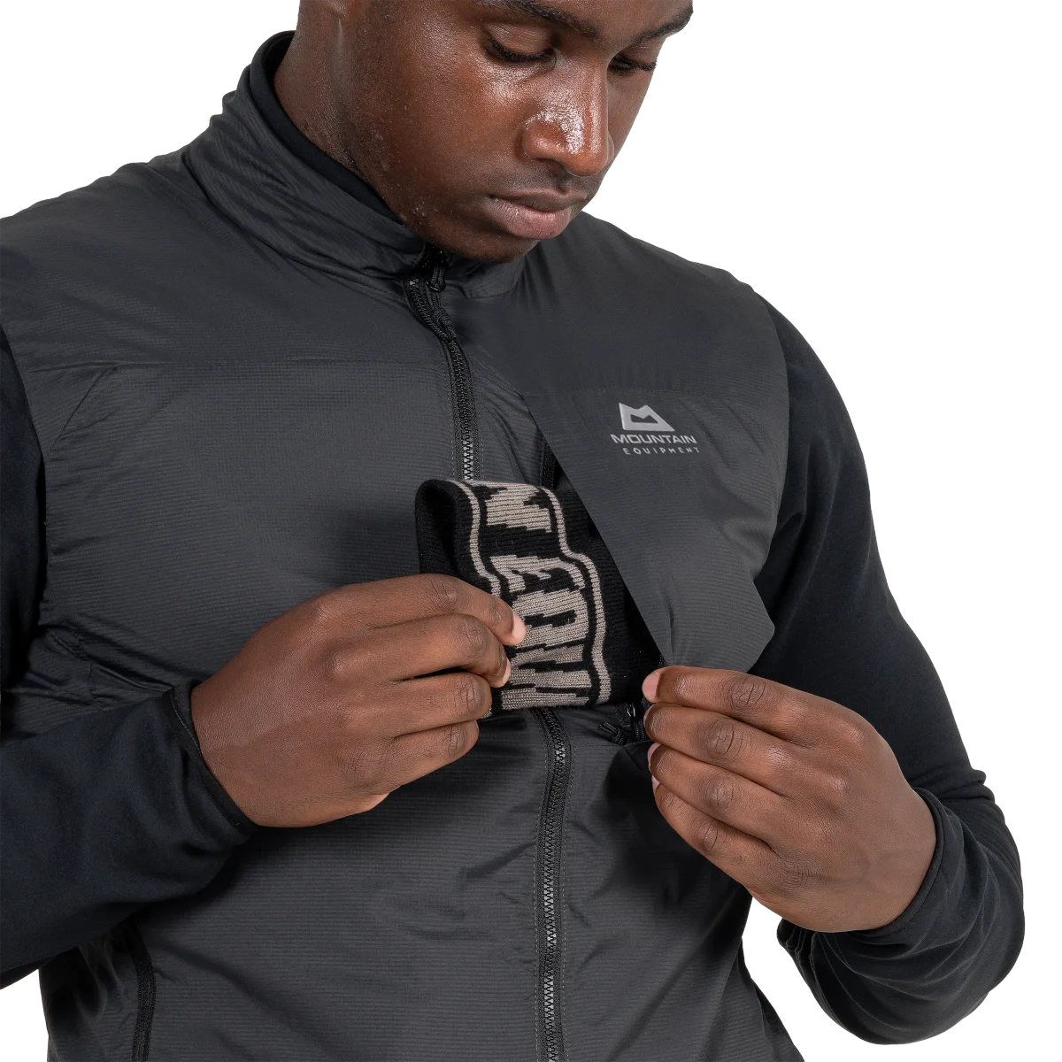 Intra Light Men's Aerius™ 20D Insulated Lightweight Vest - Black [ME-008820_SAMPLE]