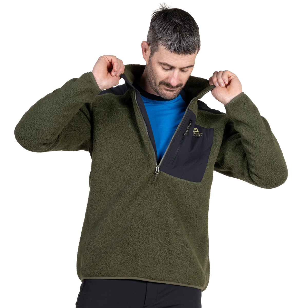 Highpile Men's High-Loft Insulated Fleece 1/4 Zip Pullover - Buckthorn Black [ME-008980_SAMPLE]