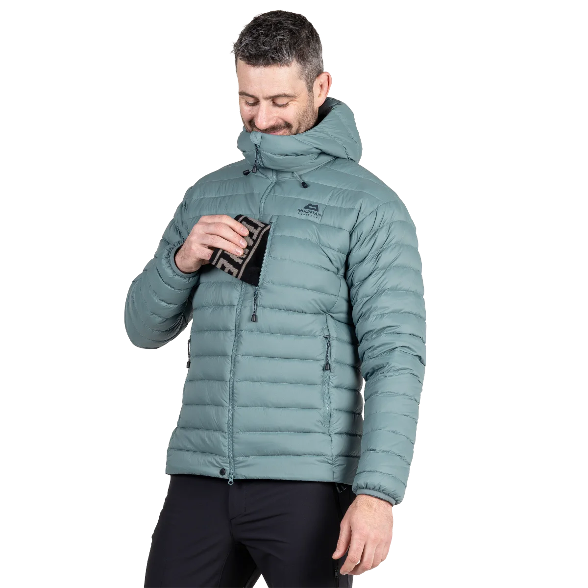 Earthrise Men's 100% Recycled Lightweight 700 Fill Down Jacket - Goblin Blue [ME-008994_SAMPLE]
