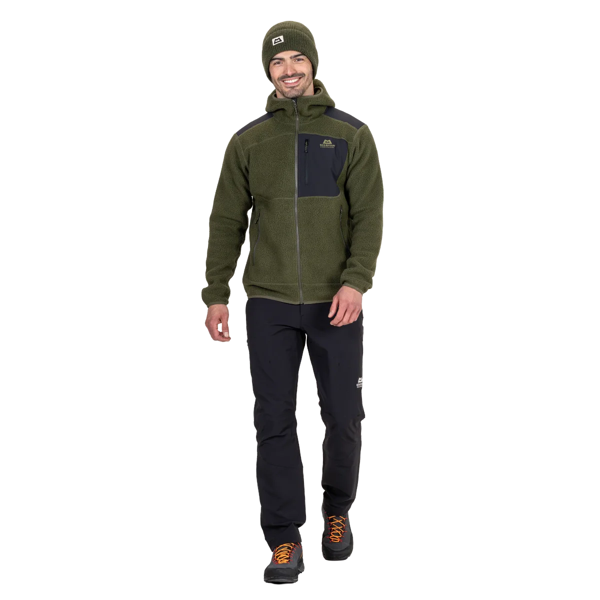 Highpile Hooded Men's High-Loft Recycled Fleece Jacket - Buckthorn Black [ME-009005_SAMPLE]