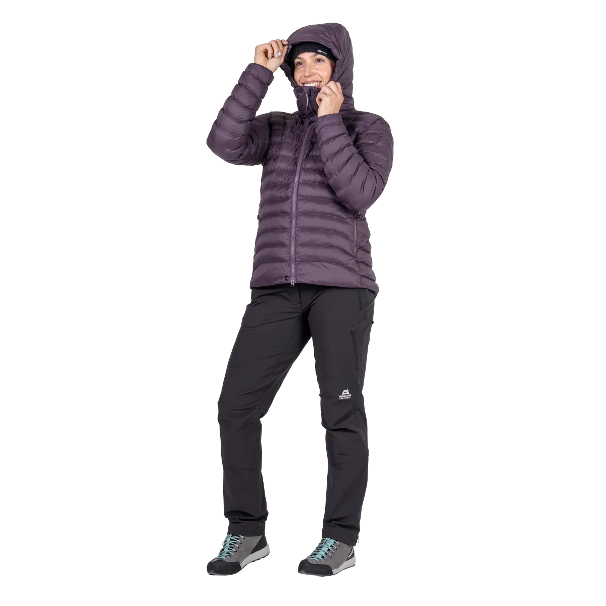 Superflux Women's POLARLOFT® 40D 100% Recycled Hooded Down Jacket - Nightshade [ME-009011_SAMPLE]