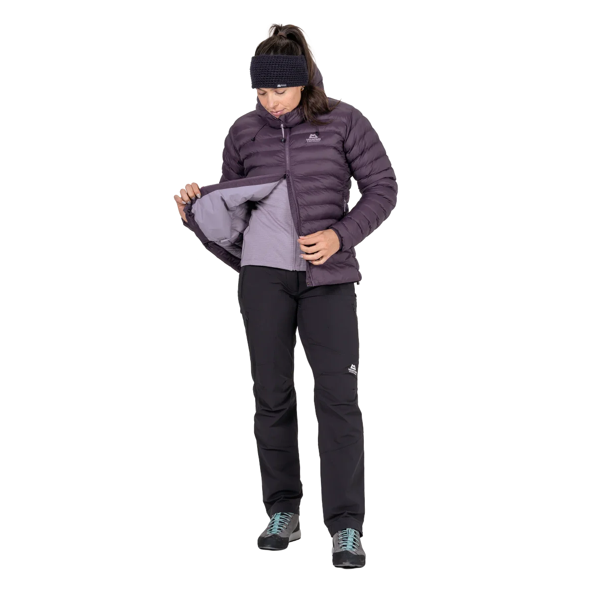 Superflux Women's POLARLOFT® 40D 100% Recycled Hooded Down Jacket - Nightshade [ME-009011_SAMPLE]