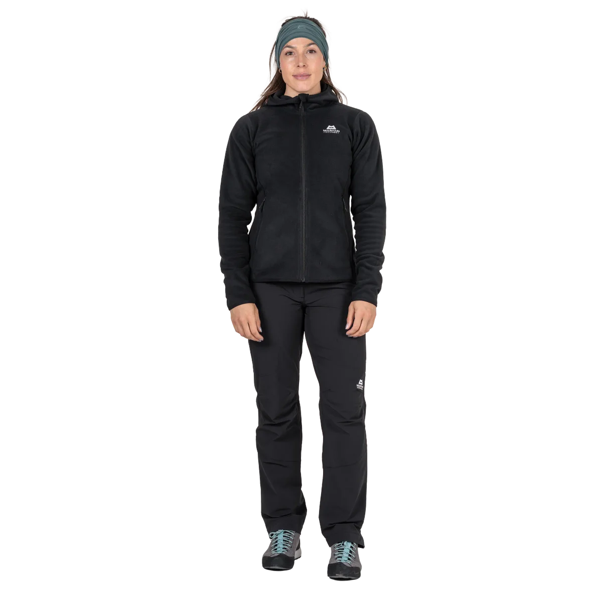 Indus Women's POLARTEC® Classic 200M Hooded Fleece Jacket - Black [ME-009089_SAMPLE]